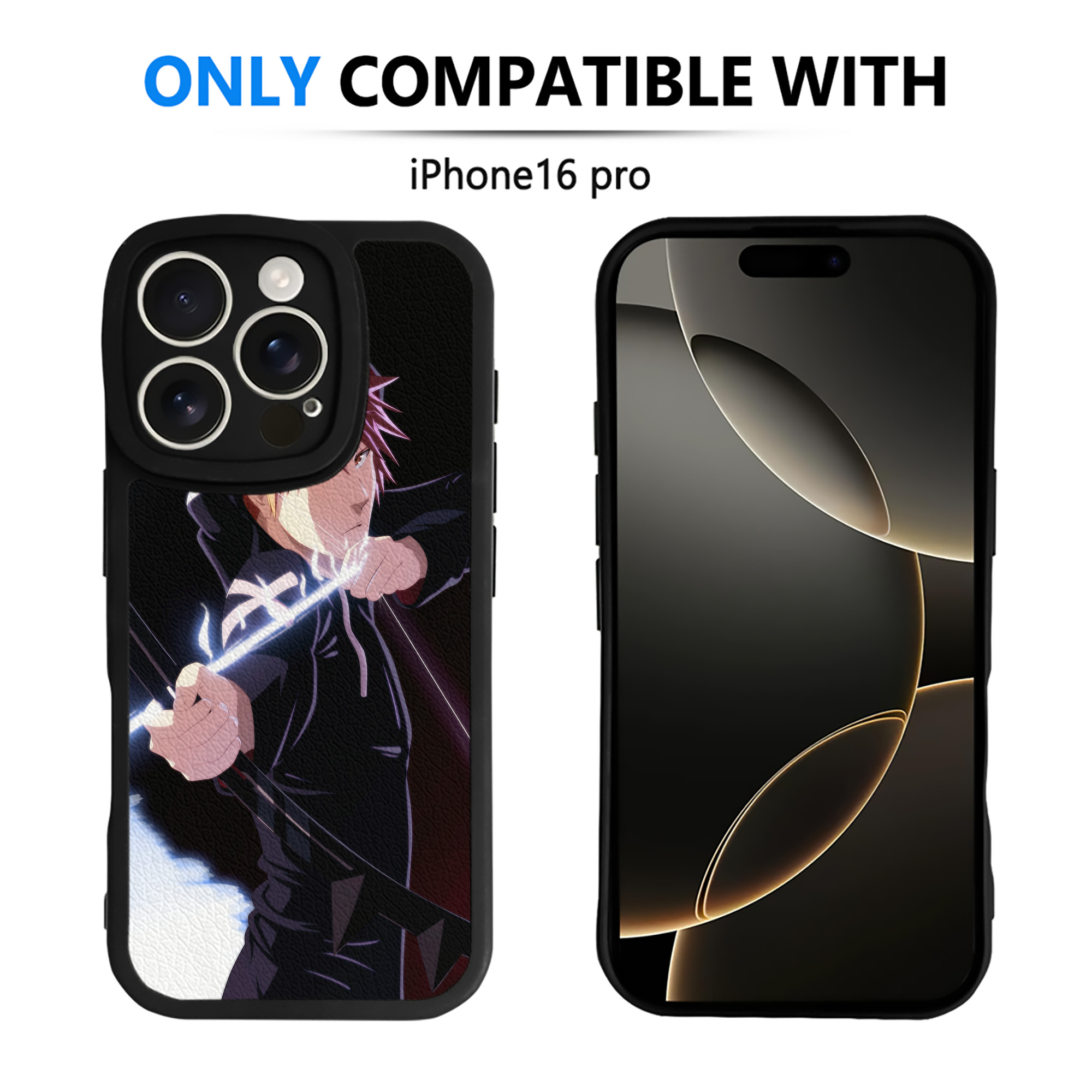 （画像用） ブリーチ BLEACH 【iPhone 16シリーズ対応】シリコンスマホケース（レザー調） 材質：シリコン